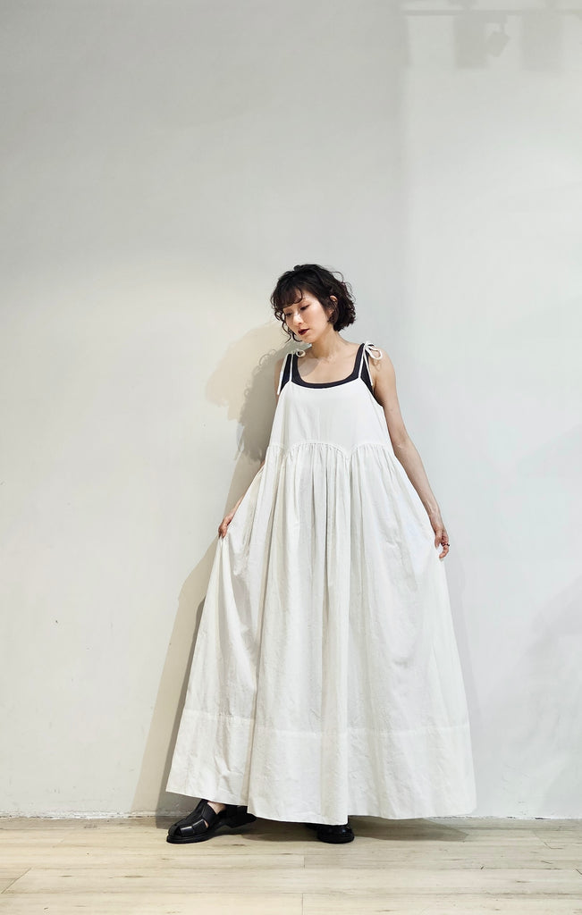 Tied shoulder sling maxi dress - 2 colours (Pre-order)