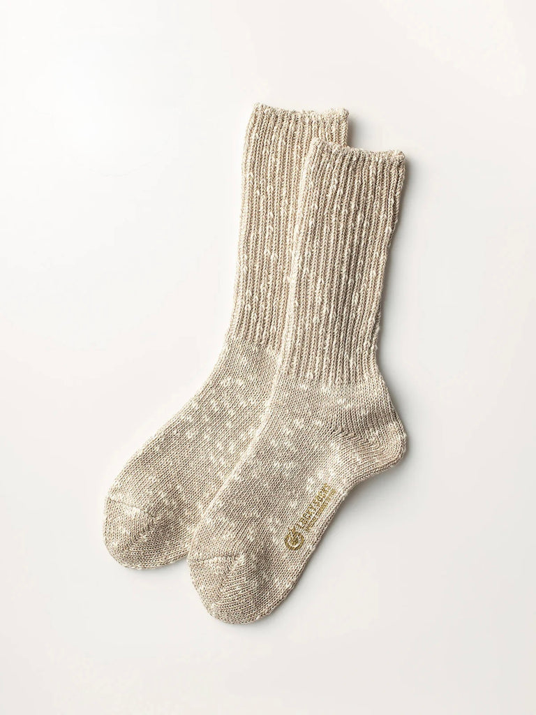 LUCKY SOCKS - Mix Rib Socks oatmeal