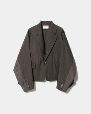 BEAUTIFUL PEOPLE- double-end sheer stripe suiting jacket