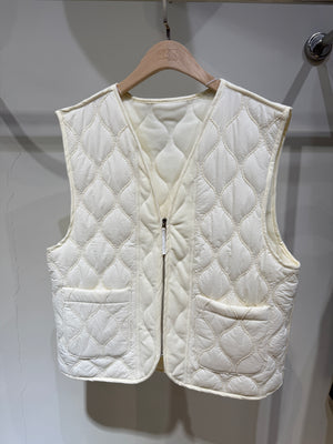 Quilted fleece 2-way waistcoat - 2 colours