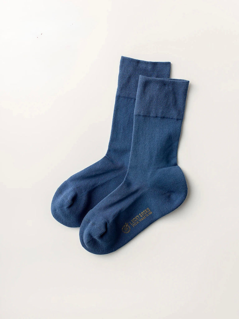 LUCKY SOCKS - Light pile anklet socks blue