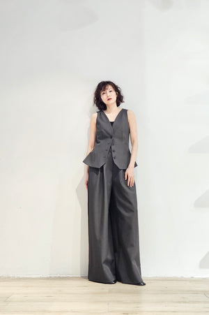 Tailored peplum set waistcoat  - 2 colours (pre-order)