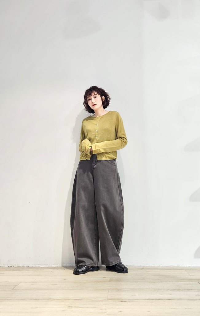 Washed denim ballon jeans - 2 colours (pre-order)