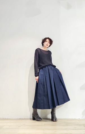 Cropped cotton knitted top - 3 colours (pre-order)