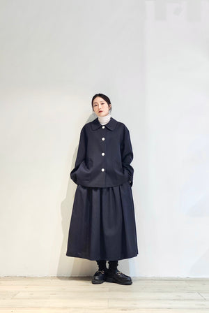 Button up boxy set coat (pre-order)