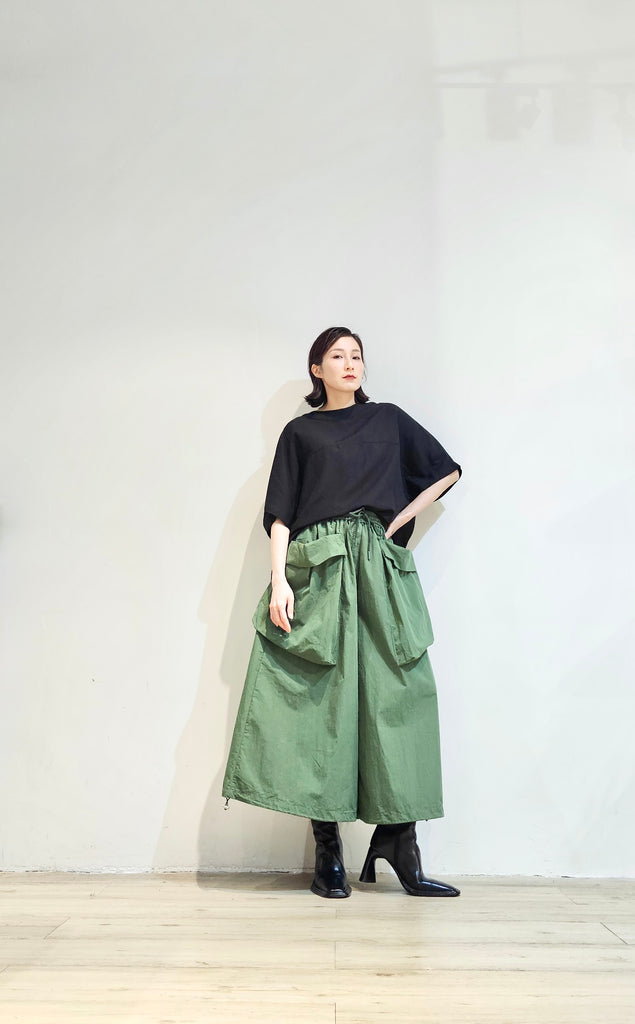Big pocket nylon culottes - 3 colours (Pre-order)