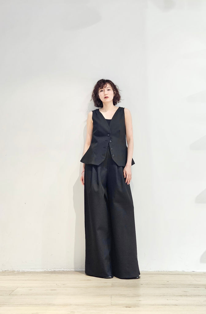 Tailored peplum set waistcoat  - 2 colours (pre-order)