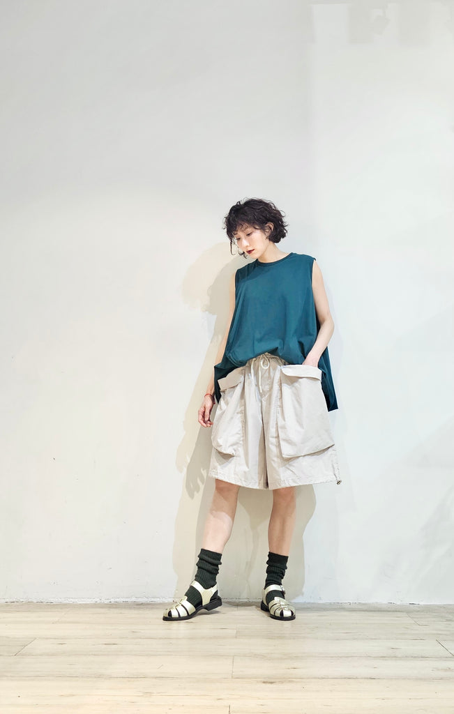Statement pocket nylon shorts  - 3 colours