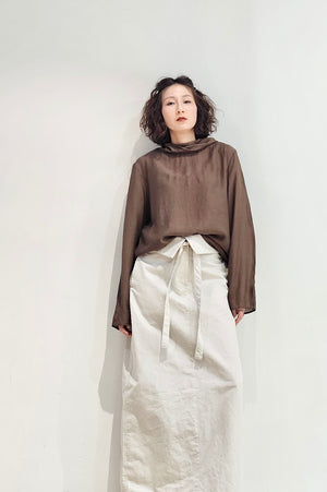 Fold over tied maxi skirt - 2 colours (pre-order)