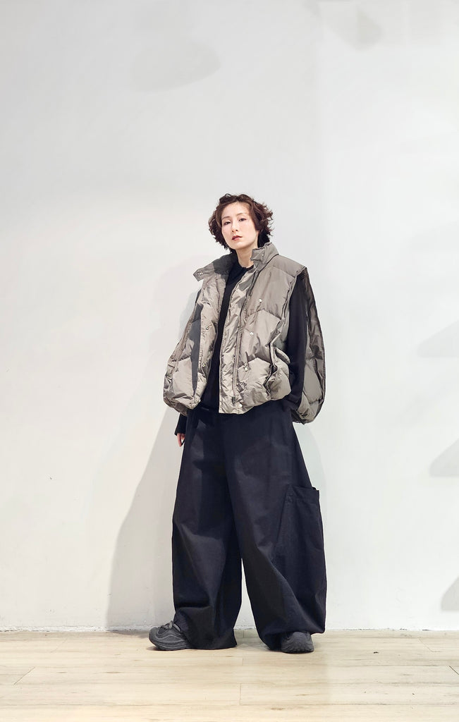 Loose fit down vest - 3 colours (pre-order)