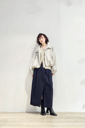 Stand collar nylon bomber jacket  - 3 colours (pre-order)