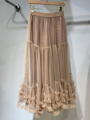 Tulle frill hem tiered skirts - 2 colours (pre-order)