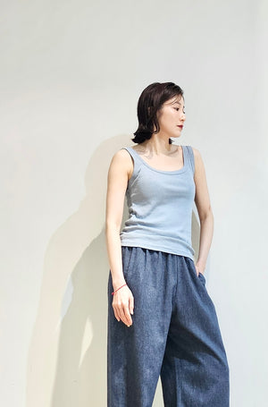 Square neck tank top - 6 colours