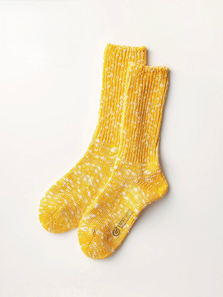 LUCKY SOCKS - Mix Rib Socks yellow