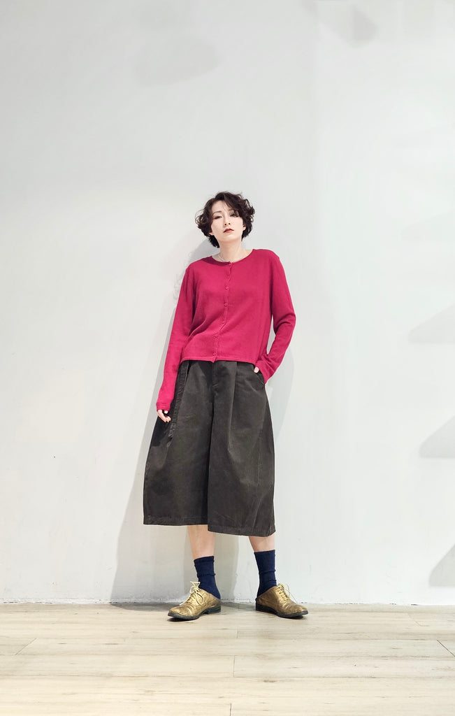 Relax fit wool knitted cardigan - 4 colours (pre-order)