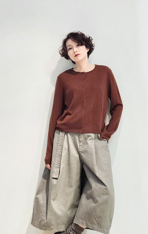 Relax fit wool knitted cardigan - 4 colours (pre-order)