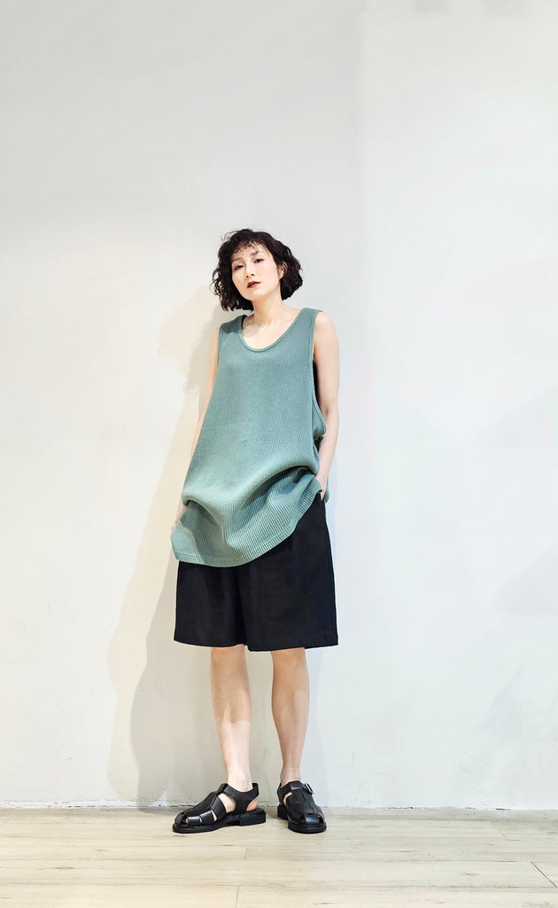 Oversized waffle tank top - 5 colours