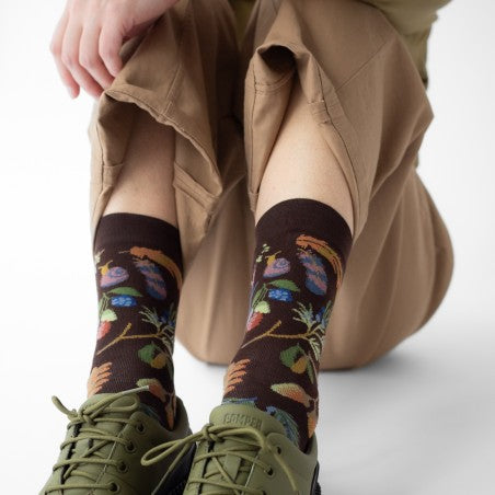 Bonne Maison - Dark Brown Sprinkled Sock