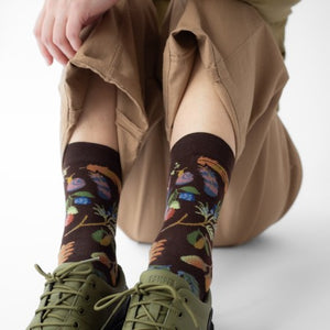 Bonne Maison - Dark Brown Sprinkled Sock