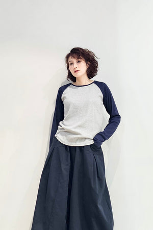 Ribbed raglan sleeve top - 3 colours (pre-order)