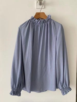 Ruffle collar blouse - 3 colours
