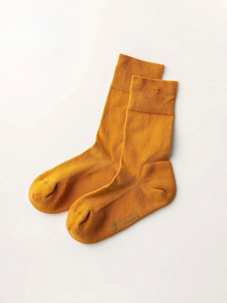 LUCKY SOCKS - Light pile anklet socks orange
