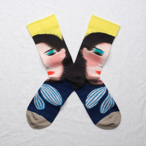 Bonne Maison Socks- Chaussette Visage Canari