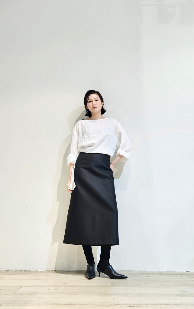 Textured pencil skirt - 3 colours (Pre-order)