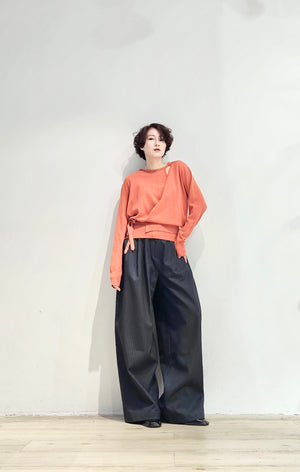 Wrapped knitted pullover - 4 colours (pre-order)