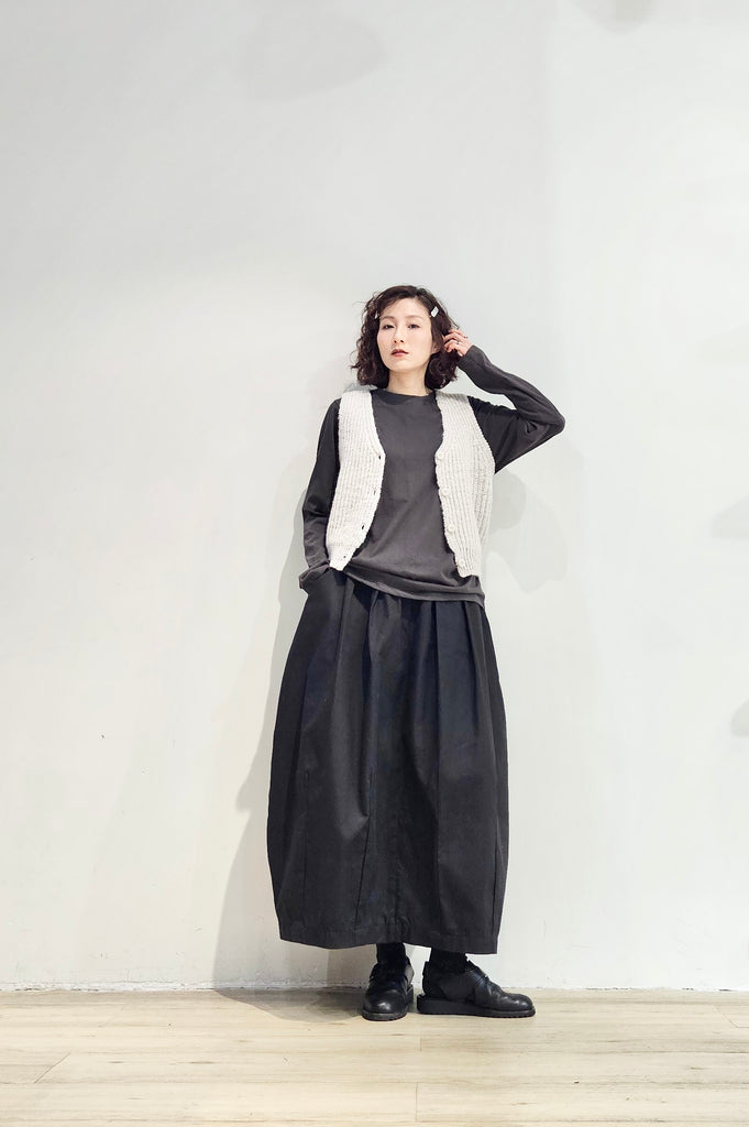 Cropped wool knitted waistcoat - 3 colours (pre-order)