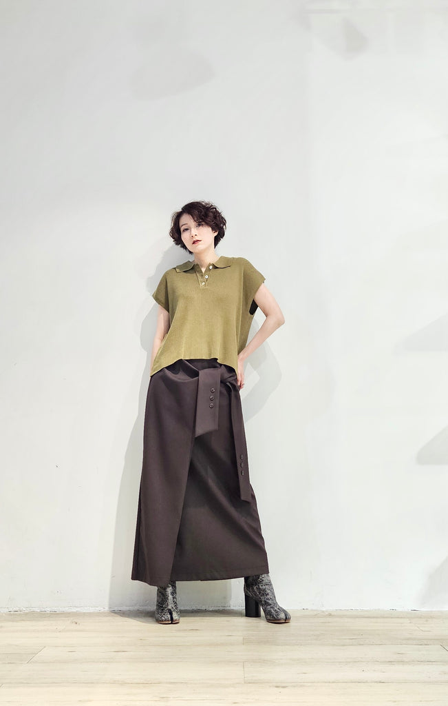 Maxi wrap pencil skirt- 2 colours (pre-order)