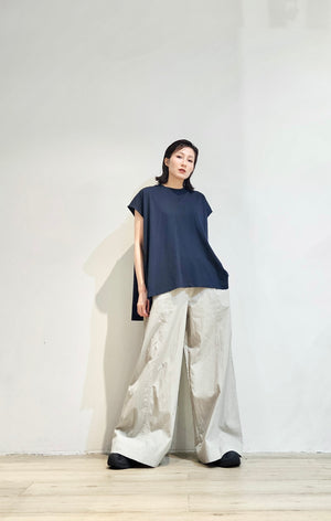 Sleeveless flare tee - 4 colours