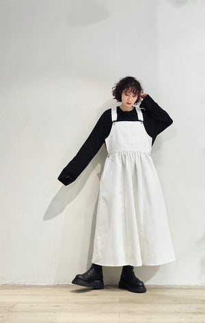 Carpenter jumper denim dress - 2 colours (pre-order)