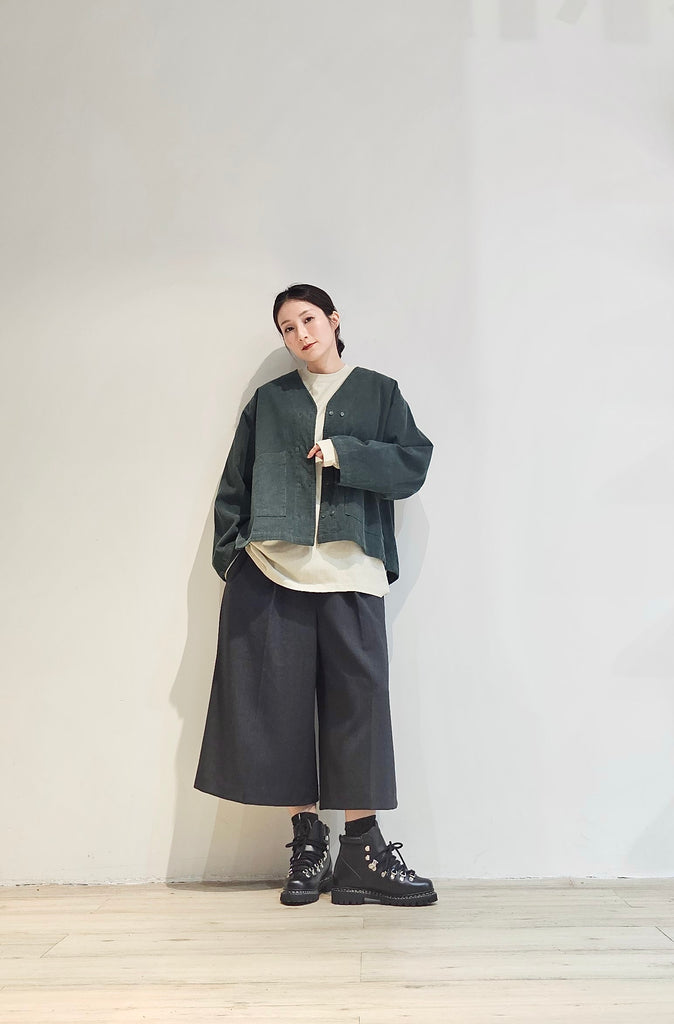 Corduroy square cut coat - 3 colours (pre-order)