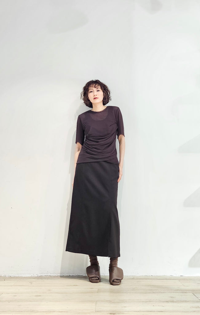 Layered drape mesh top - 2 colours (pre-order)