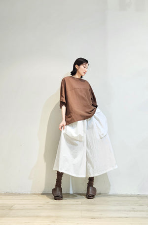 Box-cut linen blouse - 3 colours (pre-order)