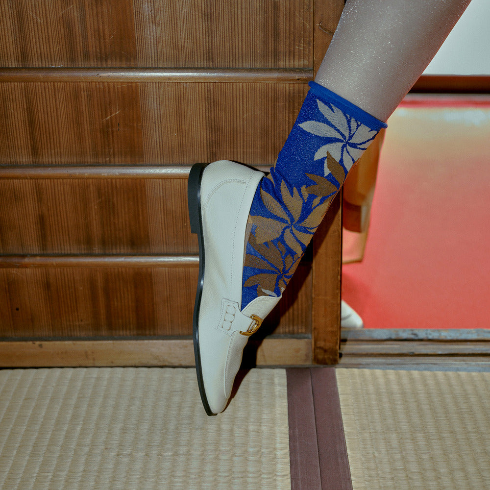 【2nd PALETTE 】socks -sparkling blue