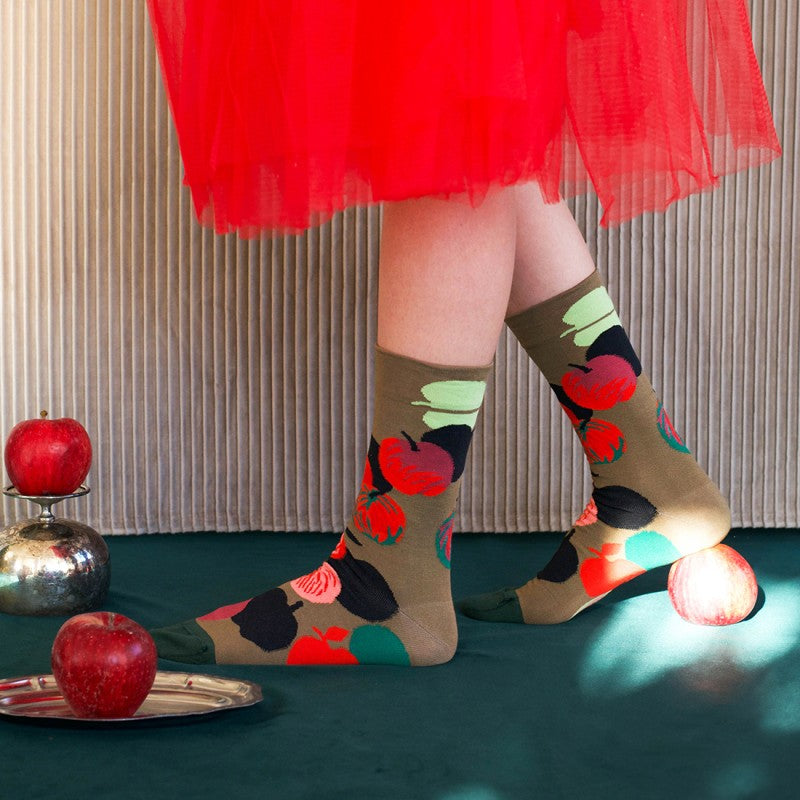 Bonne Maison - Taupe Apple socks