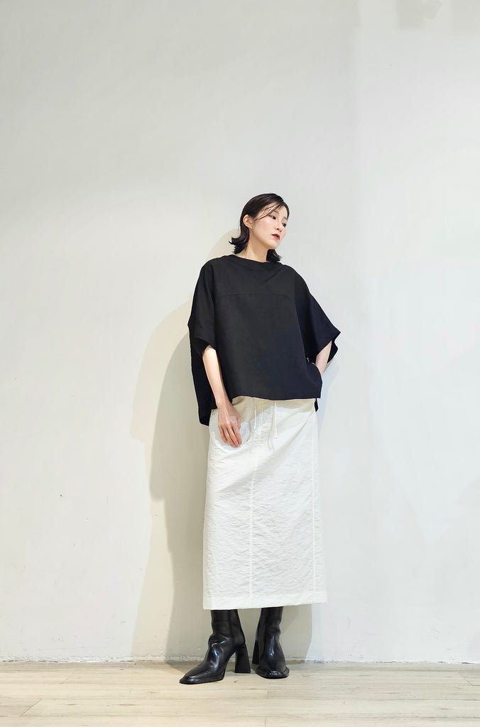 Box-cut linen blouse - 3 colours (pre-order)