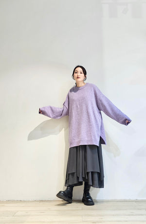 Oversized wool blended pullover - 2 colours(pre-order)