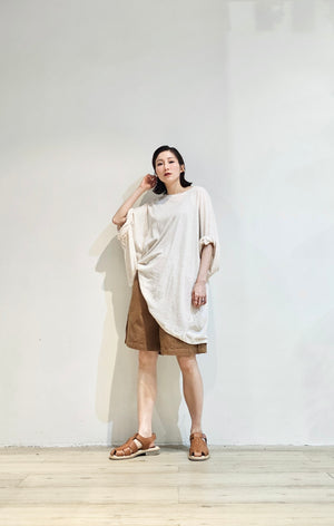 Oversized cotton long tee - 3 colours (pre-order)