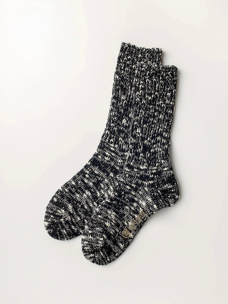 LUCKY SOCKS - Mix Rib Socks black