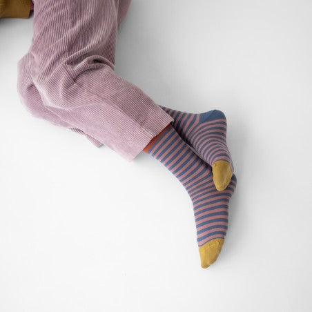 Bonne Maison - Grape Striped Sock
