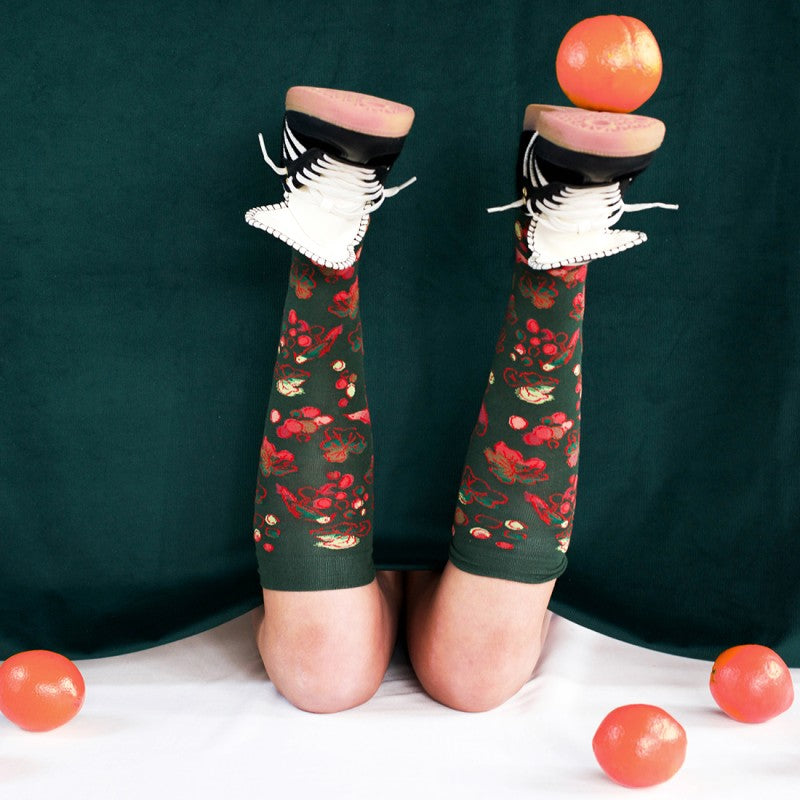 Bonne Maison - Forest Grape Knee-High socks