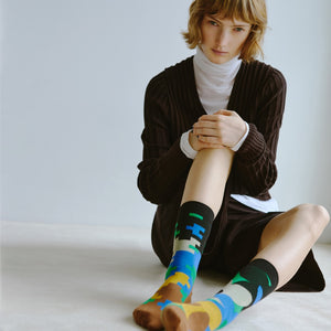 【2nd PALETTE 】- pixel_flower socks