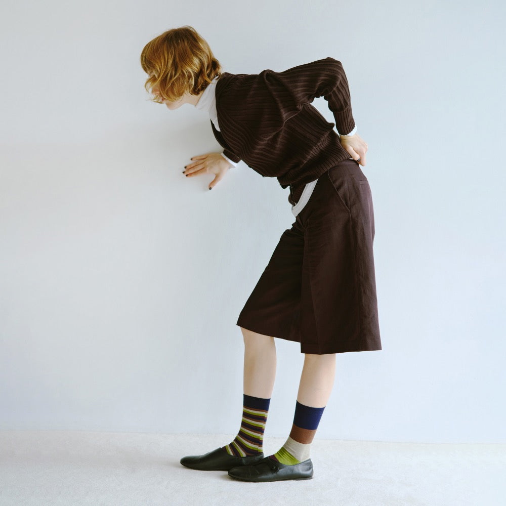 【2nd PALETTE 】- dusk_border socks