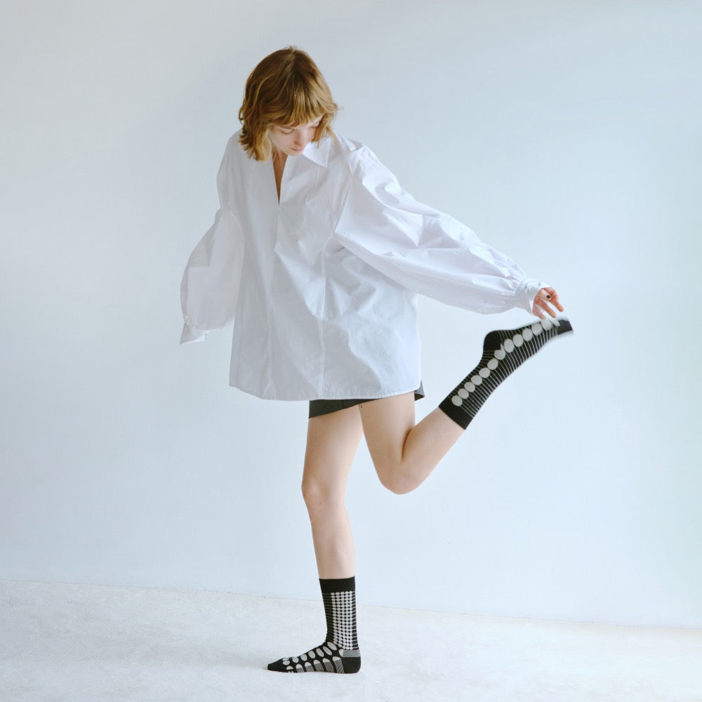 【2nd PALETTE 】- mono_dot socks