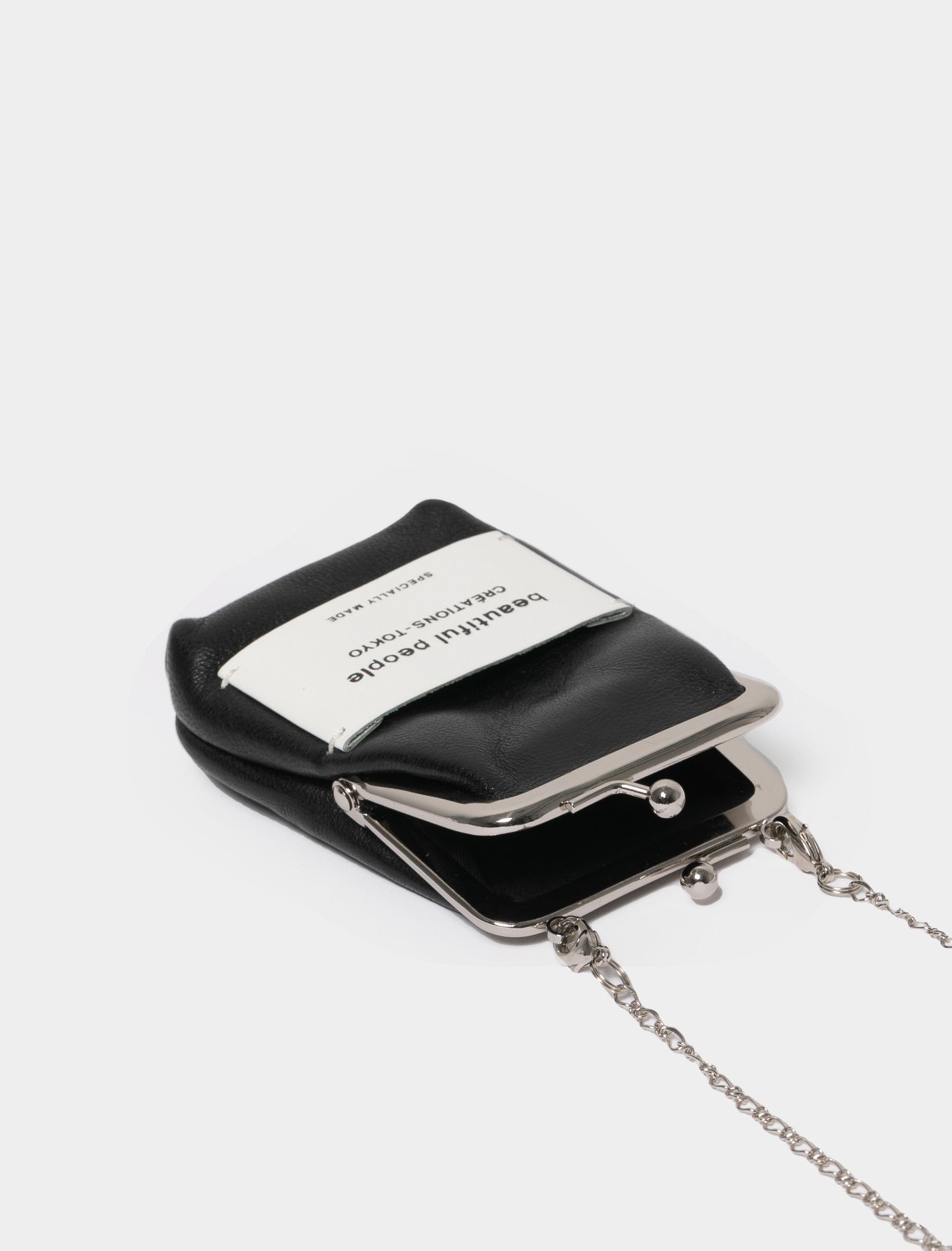 BEAUTIFUL PEOPLE- Leather clasp pouch- 3 colours