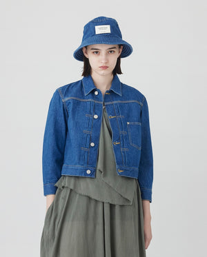 BEAUTIFUL PEOPLE- Left Hand twill denim bucket hat (2 colours)