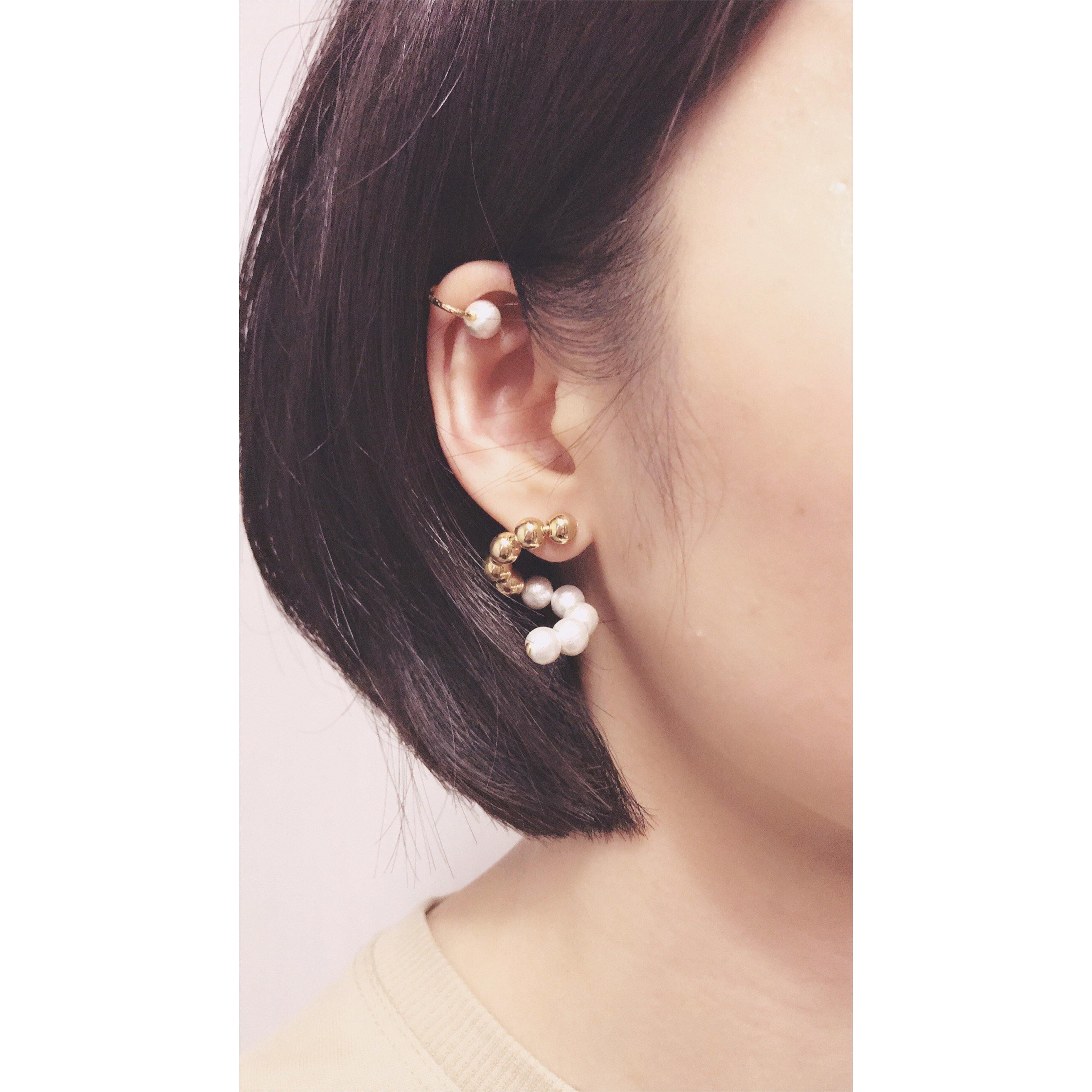 <The Pearl> SOLO S curve earring - MMW Concept